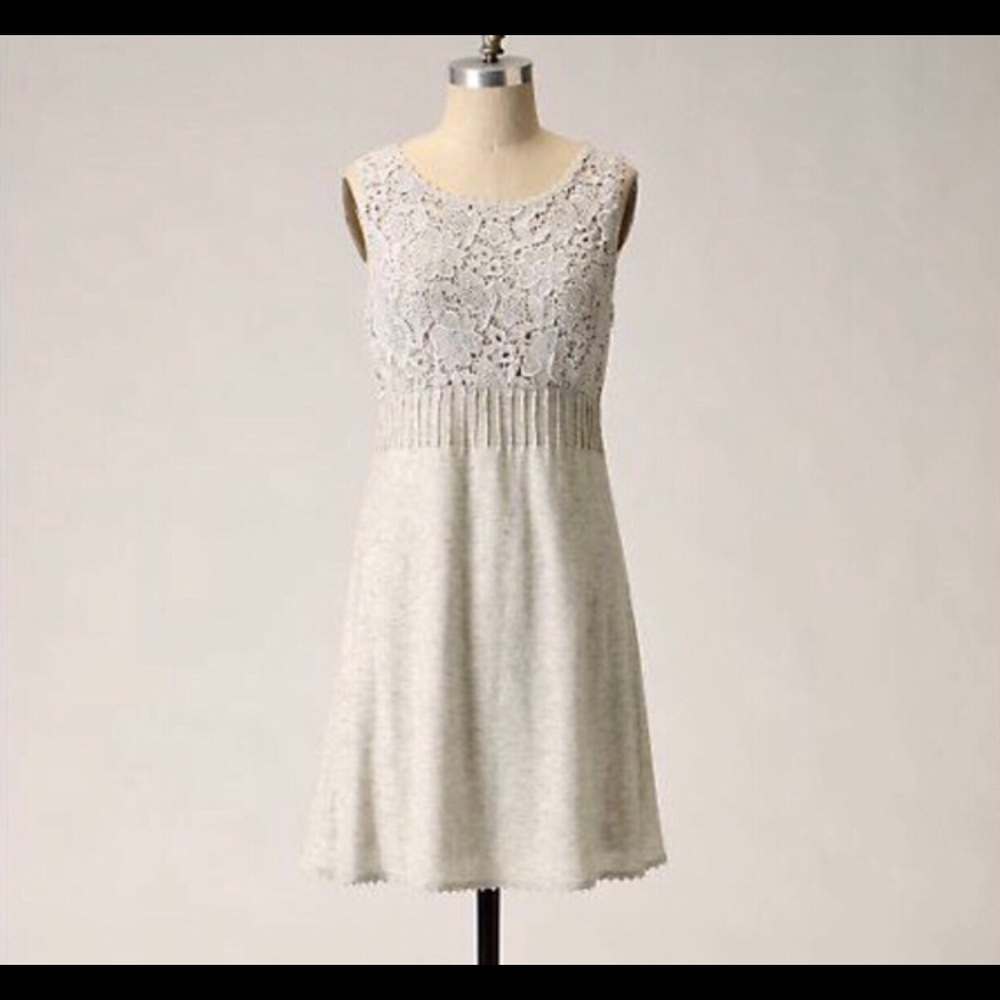 Knitted & Knotted Lace Dress